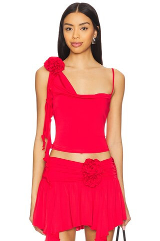 Lovers and Friends Casey Top in Red from Revolve.com | Revolve Clothing (Global)