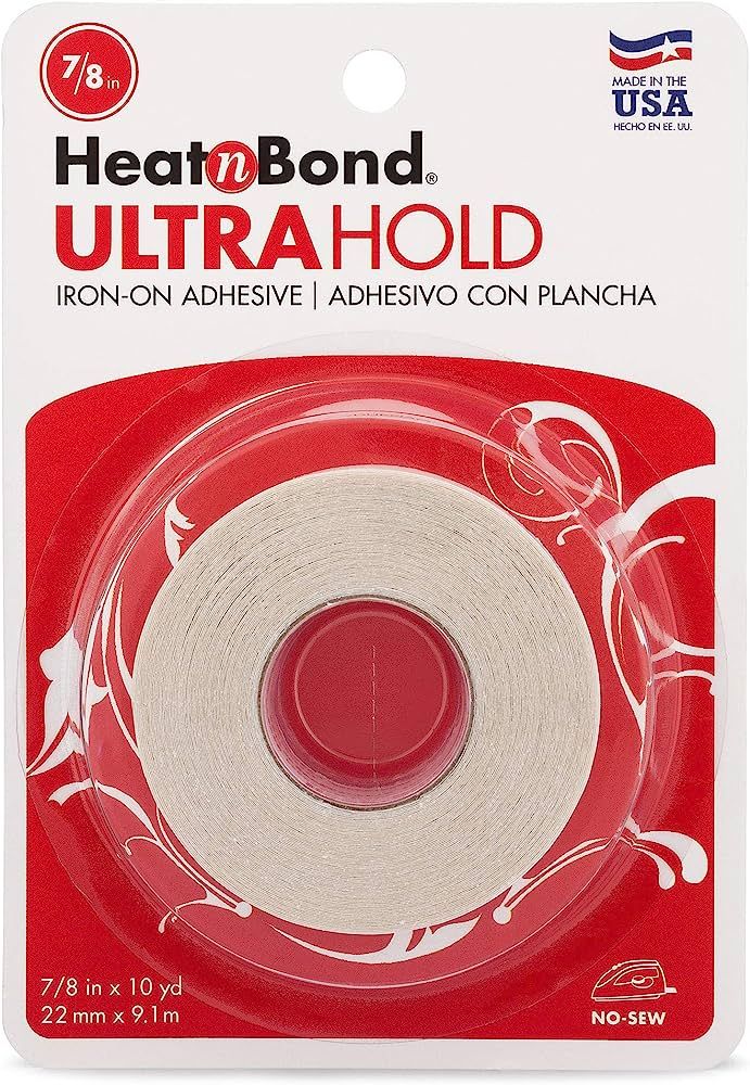 HeatnBond UltraHold Iron-On Adhesive, 7/8 Inch x 10 Yards | Amazon (US)