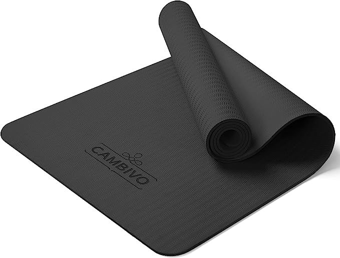 CAMBIVO Non Slip Yoga Mat for Women and Men, Eco Friendly TPE Exercise Fitness Mat for Yoga, Home... | Amazon (US)