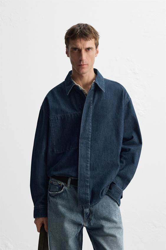 DENIM OVERSHIRT | Zara US