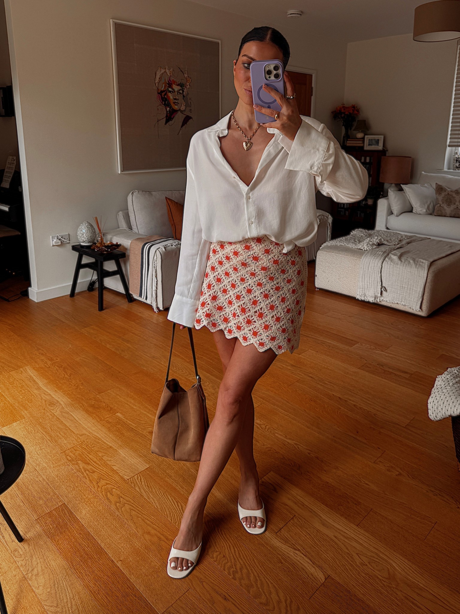 Date night 
Crochet skirt 
Kitten heels 


#LTKsummer #LTKeurope #LTKuk