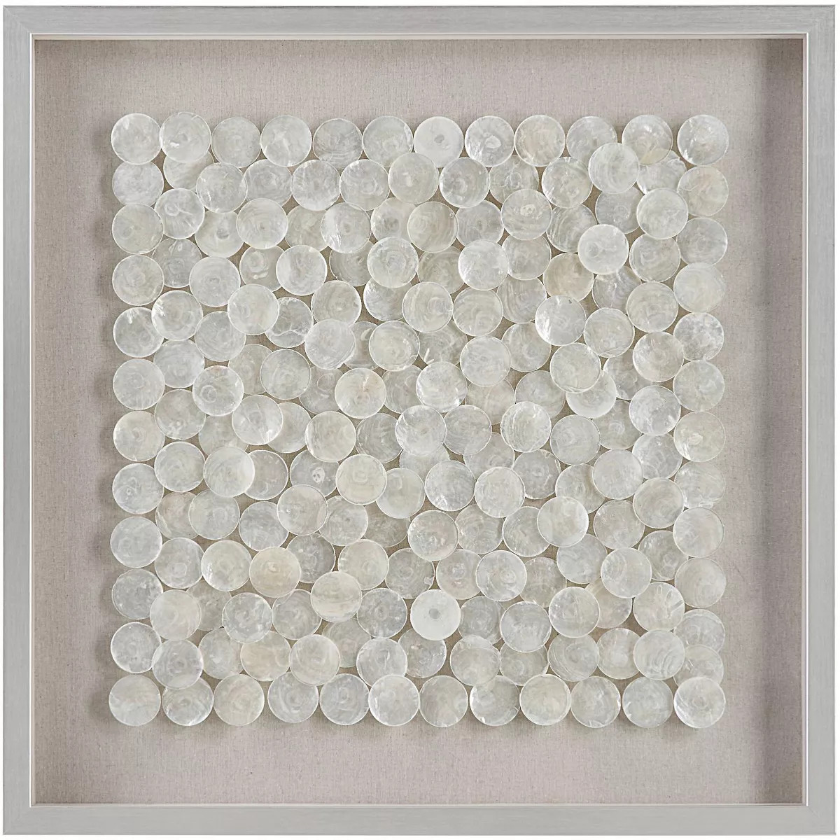 Uttermost Roxas 31 1/2" Square Capiz Shells Shadow Box Framed Wall Art | Target