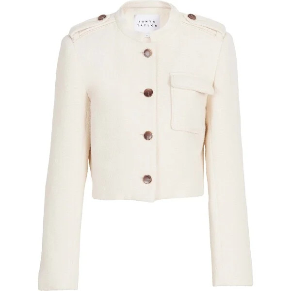 Women's Kerrin Jacket, Cream | Maisonette