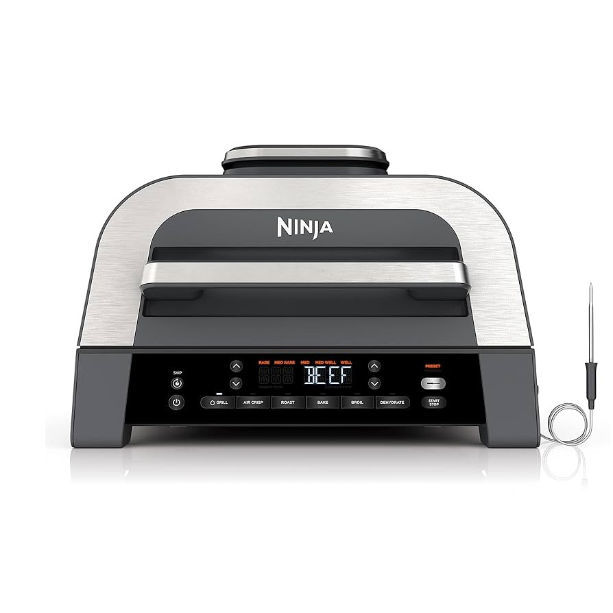 Ninja DG551 Foodi Smart XL 6-in-1 Indoor Grill with Air Fry, Roast, Bake, Broil, & Dehydrate, Foo... | Amazon (US)