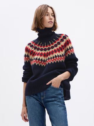 24/7 Split-Hem Fair Isle Sweater | Gap (US)