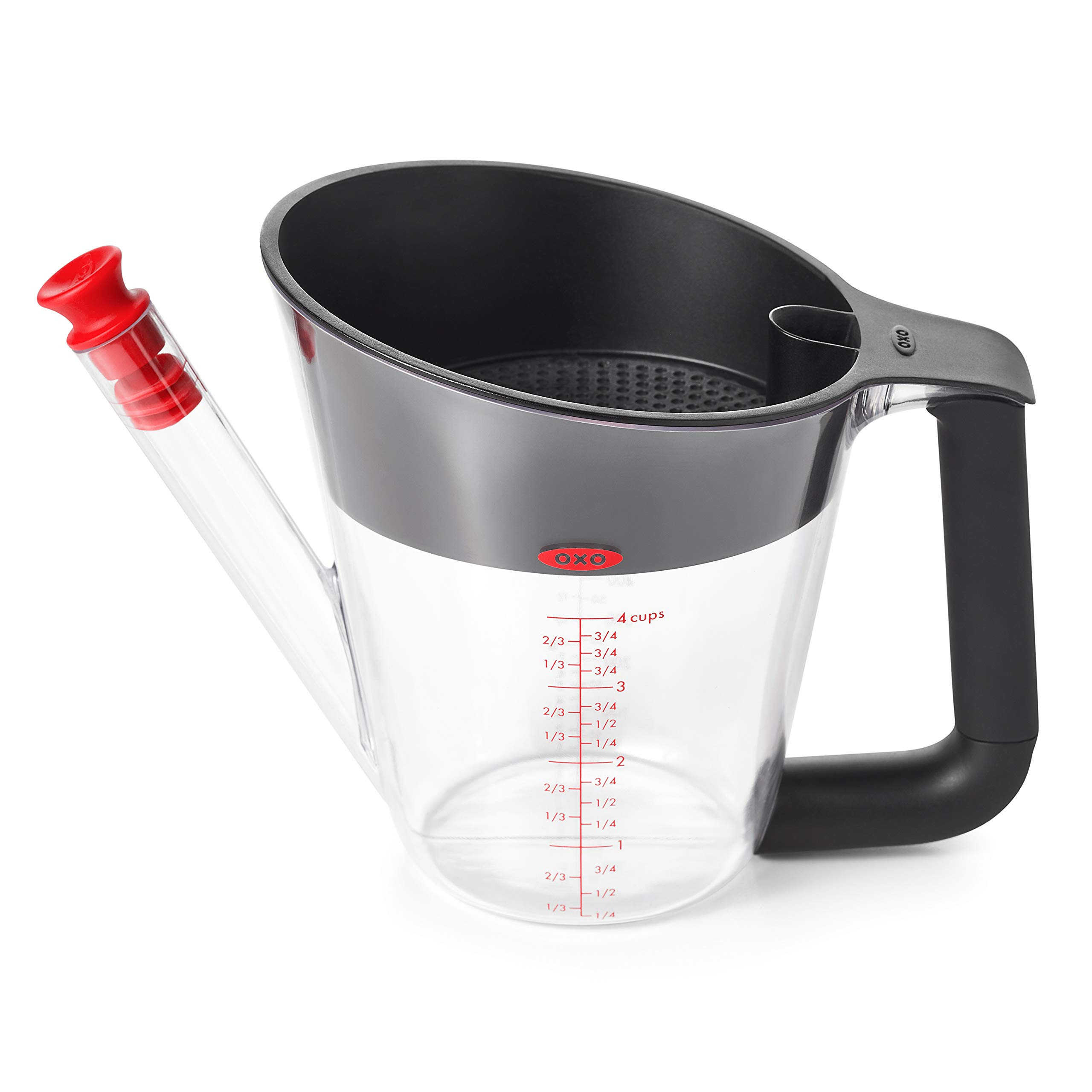 OXO Good Grips 4 Cup Fat Separator, Clear | Amazon (US)