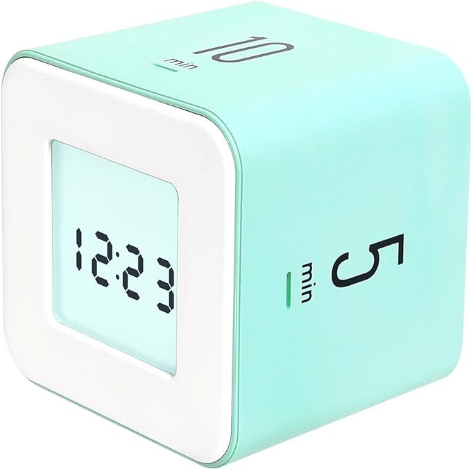 mooas Multi Cube Timer/Rotating Timer, Simple Operation, Clock & Timer (Mint) | Amazon (US)