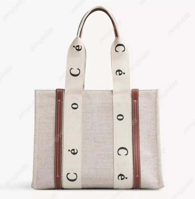 2022 Womens Shopper Fashion Totes Bags Shoulder Bag Women Canvas Woody Tote Handbags Purses Small... | DHGate