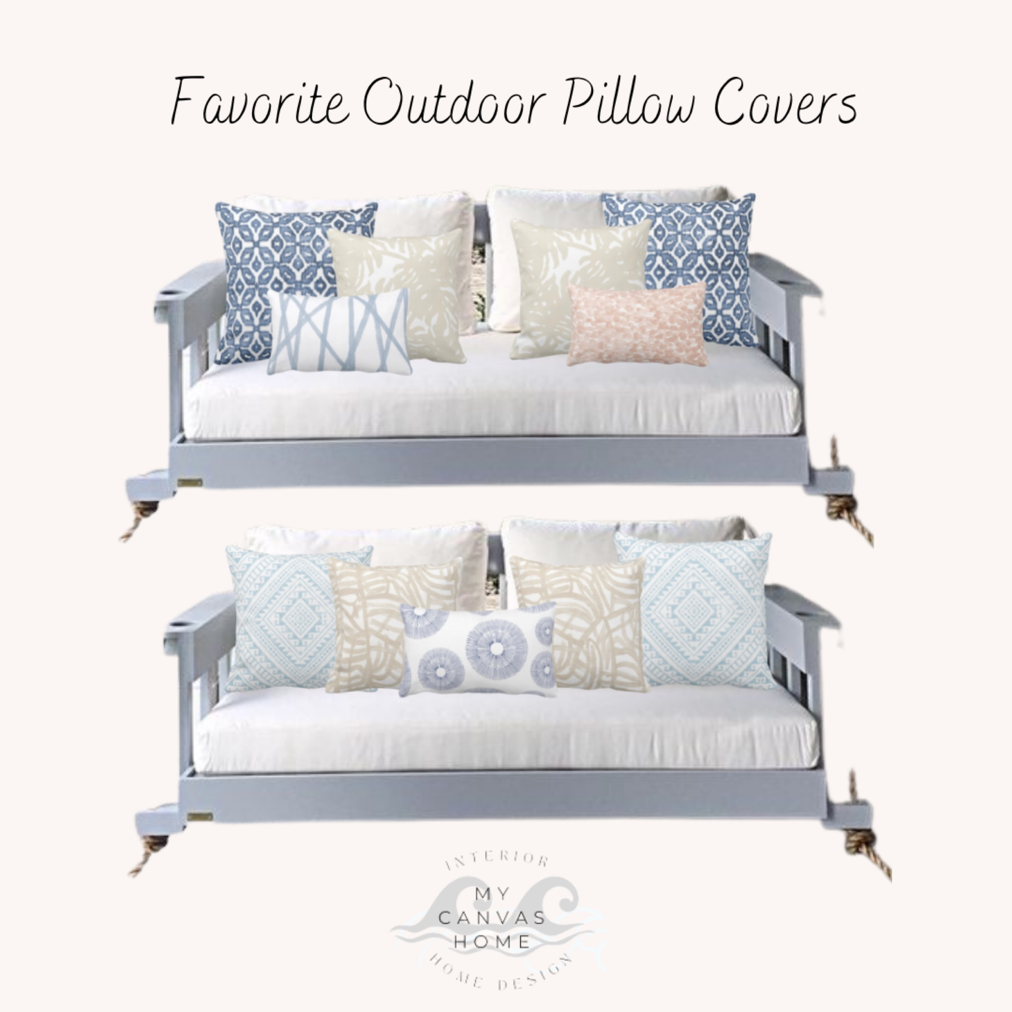 Outdoor pillow combinations outdoor furniture etsyfind 

#LTKFind
