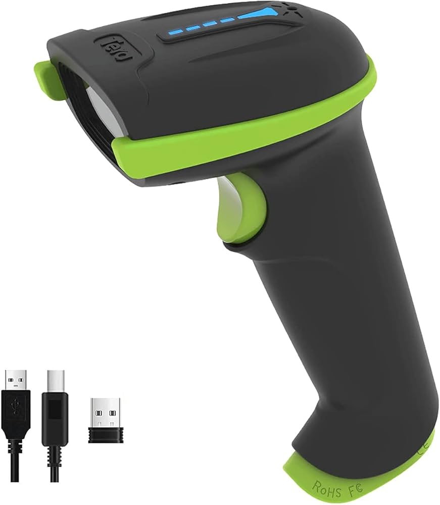 Tera Barcode Scanner Wireless Versatile 2-in-1 (2.4Ghz Wireless+USB 2.0 Wired) with Battery Level... | Amazon (US)