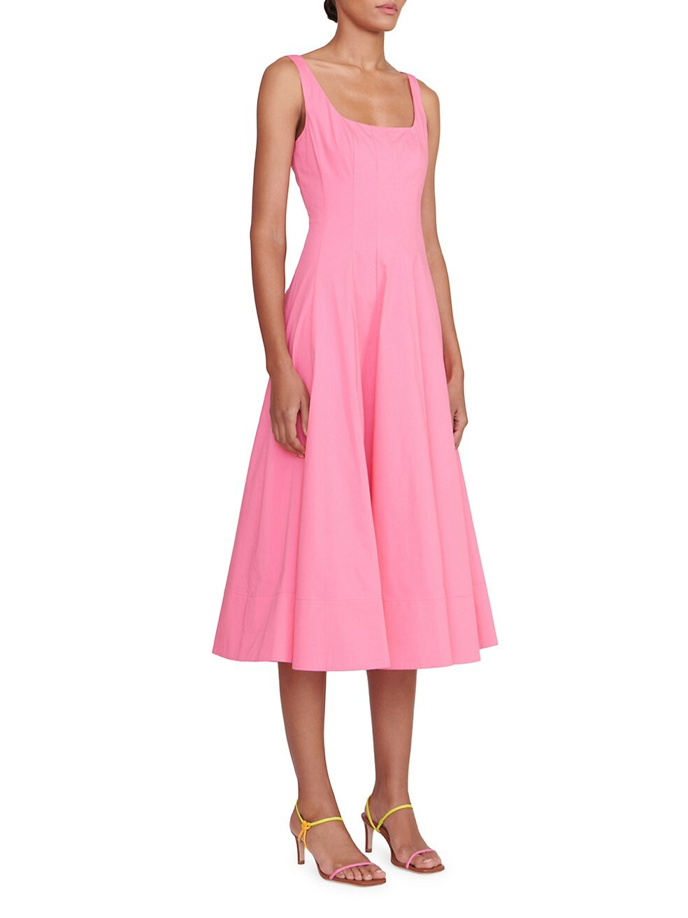 Wells Cotton Poplin A-Line Midi-Dress | Saks Fifth Avenue