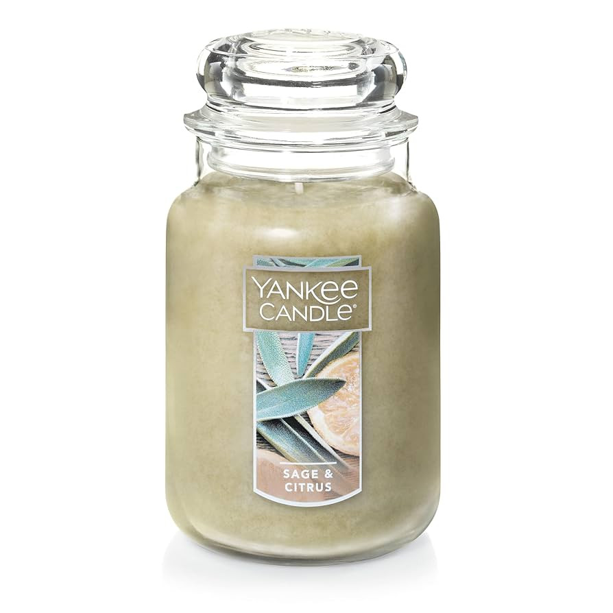 Yankee Candle Sage & Citrus Scented, Classic 22oz Large Jar | Amazon (CA)