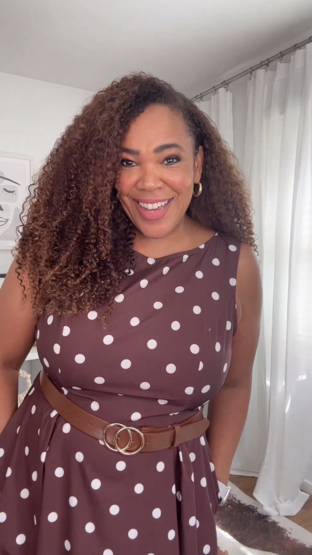 Just like the movie 🤎!! So cute! Size xl. This is from my weekly styling and shopping 🛒 @amazonlive livestream show 📺 on my @amazon storefront.  I share styling tips, deals, and exclusive promo codes. Go to the link 🔗 in bio to follow me on Amazon and to get notifications of when I go live!

#LTKMidsize #LTKOver40 #LTKootd