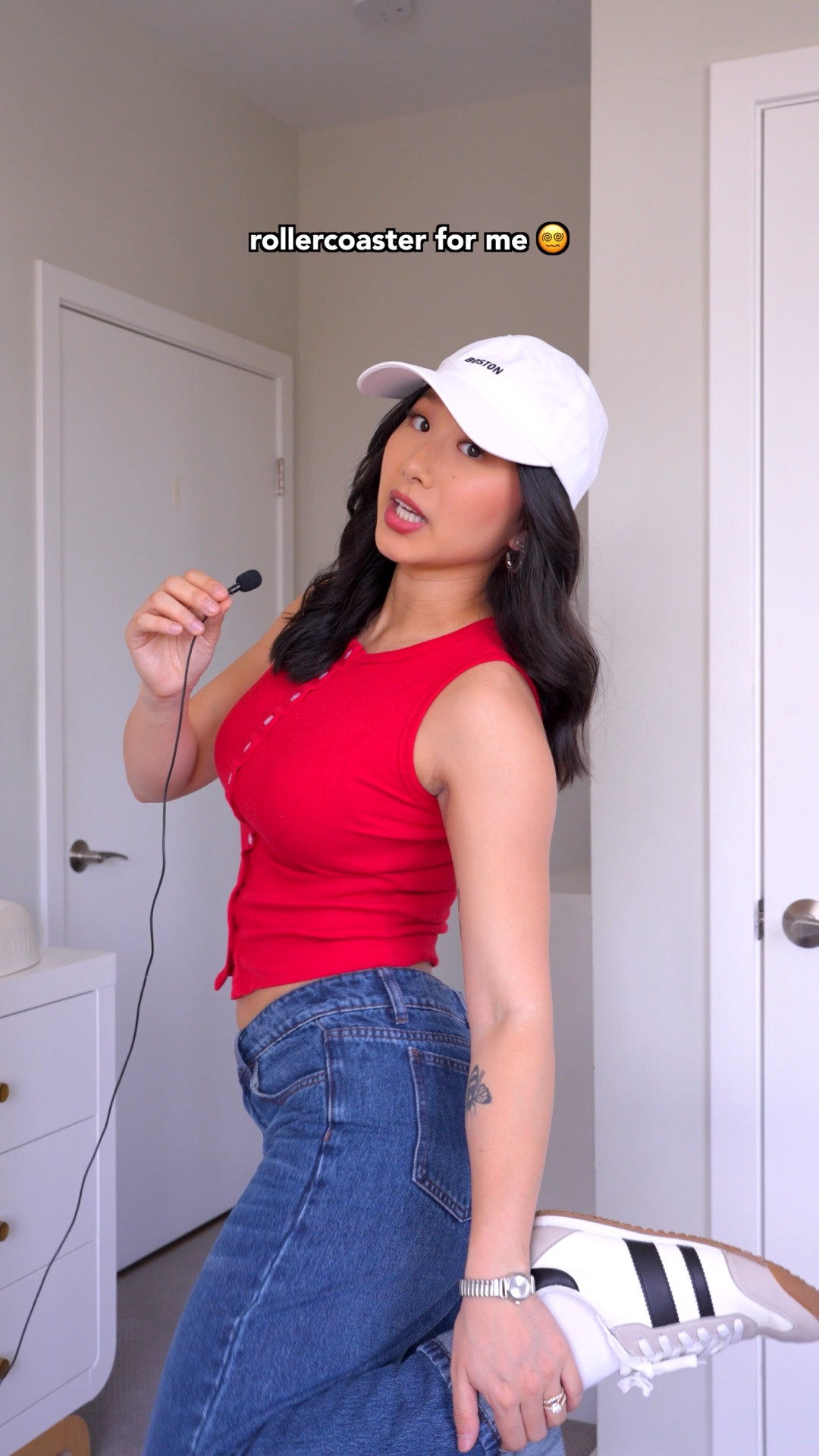 Red Button Up Sleeveless Top: size XS
Low Rise Jeans: size M
White Tank Top: size S

outfit idea, style tips, GRWM, mom outfit, summer style, fashion, postpartum, first time mom

#LTKmomlife #LTKgrwm #LTKstorytime