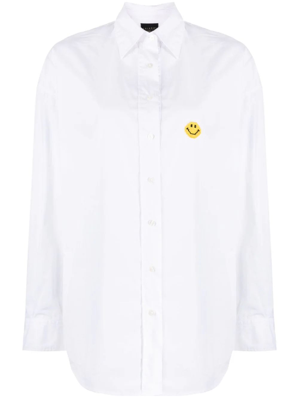 Joshua Sanders smiley-motif Cotton Shirt  - Farfetch | Farfetch Global