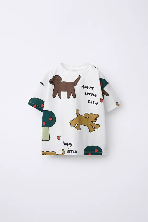 DOG PRINT T-SHIRT | Zara US