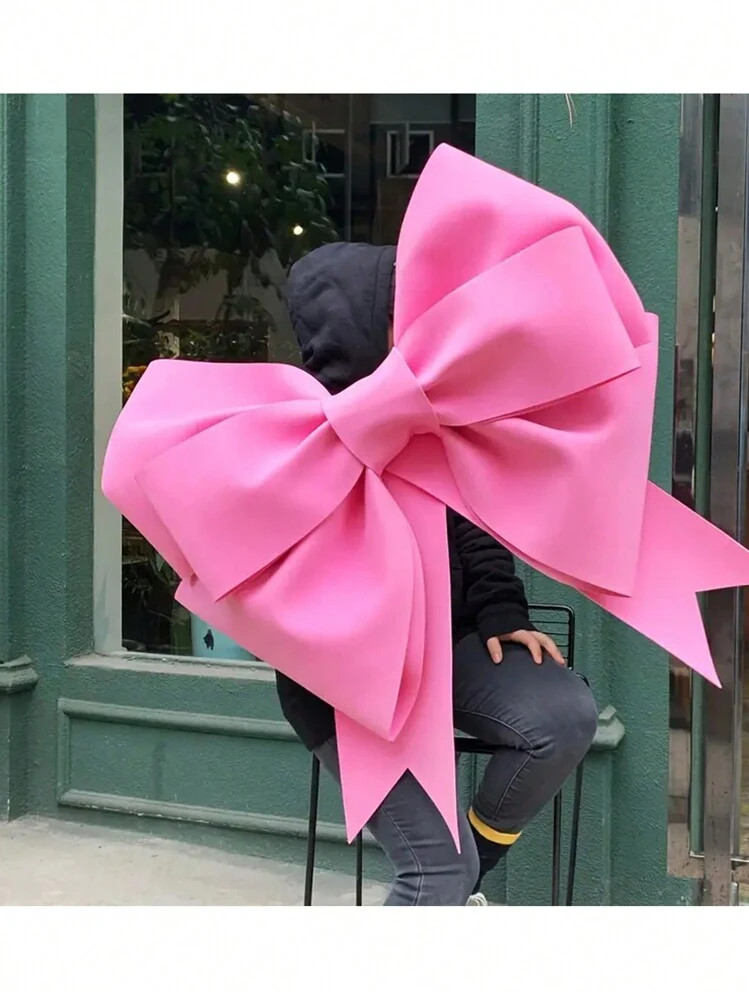 1pc Oversized Pink & Red Bow, 29.5in Bow Decoration For Wedding Arch, Bridal Shower, Party, Store... | SHEIN