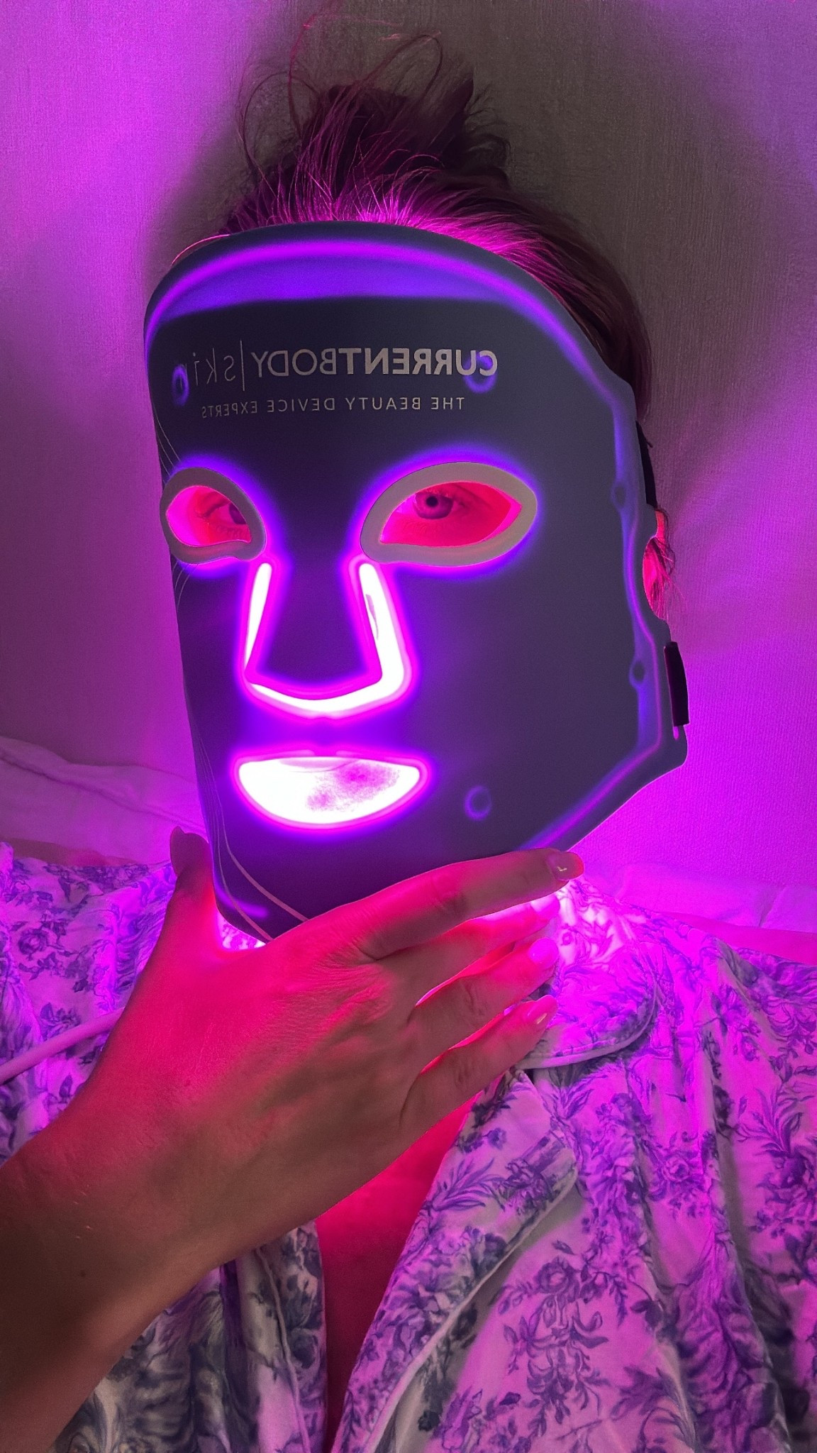 Bedtime skincare routine: red light mask and sheet mask. Keeps my skin so clear and glowy. 

Pregnancy skincare routine, facial mask, daily skin regimen  

#LTKBump #LTKBeauty #LTKOver40