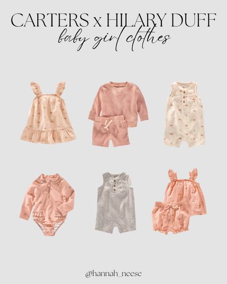 Baby girl summer clothes - boho baby outfits - Carters and Hilary duff collection 

#LTKbump #LTKfamily #LTKbaby