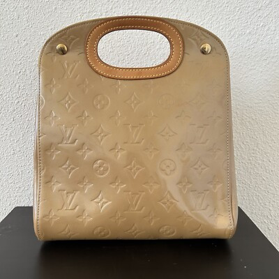 RARE Authentic Louis Vuitton Noisette Monogram Vernis Maple Drive Hand Bag | eBay | eBay US