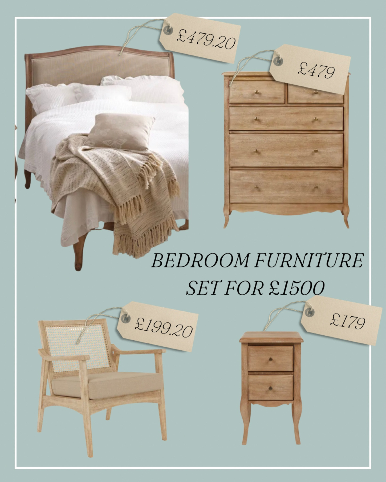 Run don’t walk for these bargains! Bedroom furniture all under £500 per piece x

#LTKFind #LTKhome