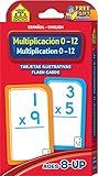School Zone - Bilingual Multiplication 0-12 Flash Cards - Ages 8+, 3rd Grade, 4th Grade, ESL, Langua | Amazon (US)