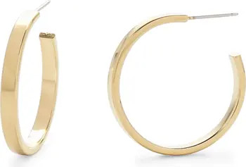 Brook and York Lexi Flat Hoop Earrings | Nordstrom | Nordstrom