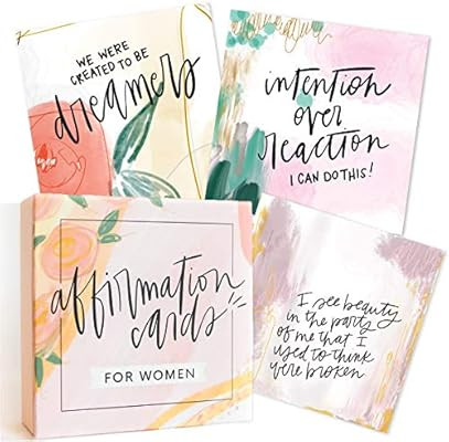 Affirmation Cards for Women: Beautifully Illustrated Inspirational Cards with Positive Affirmatio... | Amazon (US)