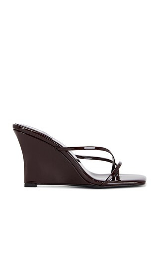 Biscotti Sandal in Brown Patent | Revolve Clothing (Global)