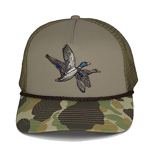 Paramount Outdoors Mallard Pair Duck Hat for Men Trucker Style Meshback Duck Cap Vintage Waterfowl Hat | Amazon (US)