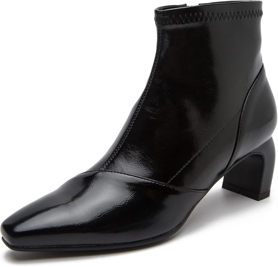 Women's Rave Holographic Ankle Boots, Gold Silver Shoes Boots for Women | Amazon (US)