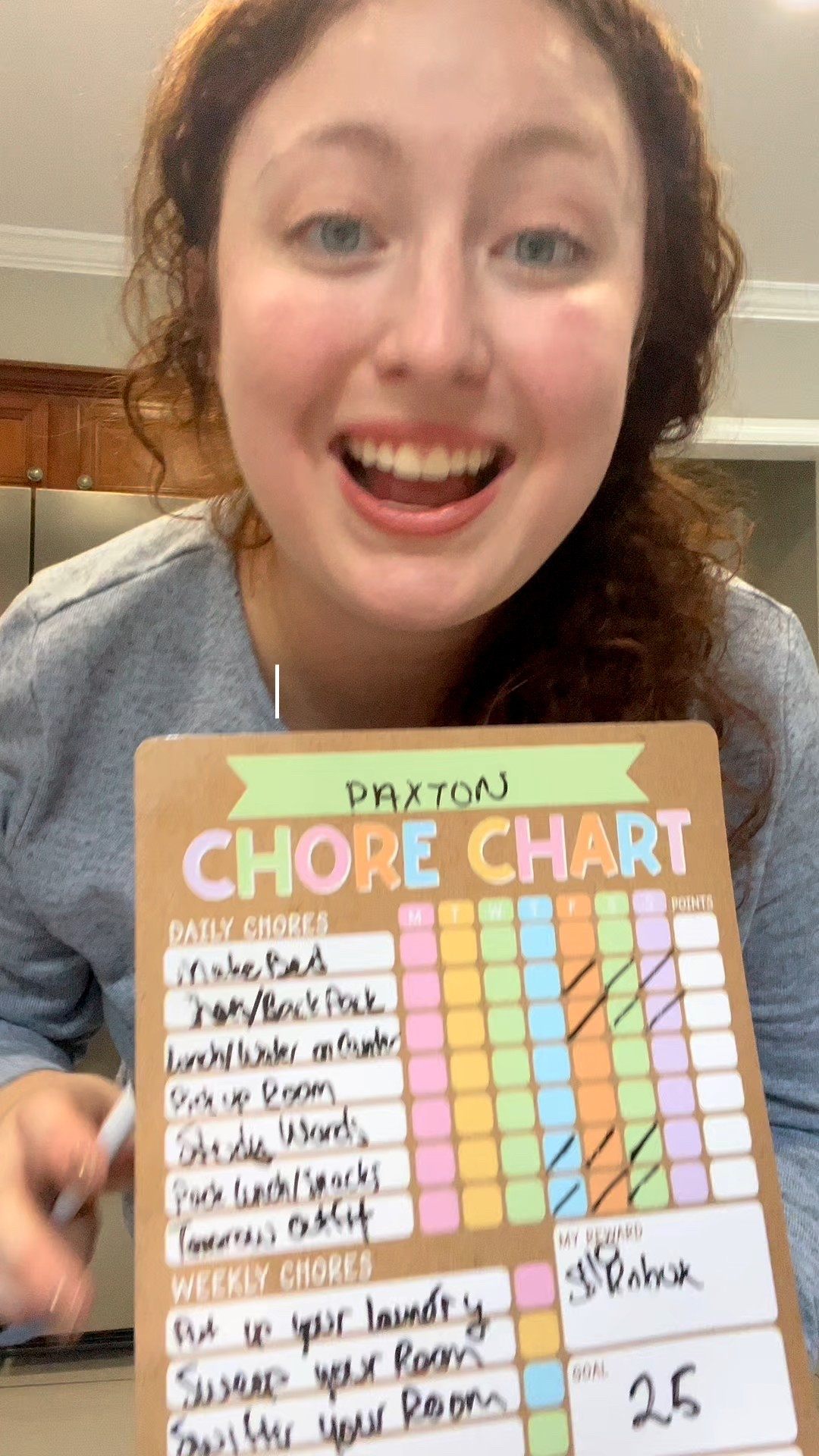 Thanks Hadley designs for sending me these chore charts! So excited to use these chore charts for my kids! They’re magnetic and dry erase and come in a 3 pack! Do you use a chore chart? Would love to hear your tips and tricks in my comments! Mine came from TikTok shop but they’re also sold on Amazon from the same brand with different color variations so I’ve linked those below! 

#LTKFamily #LTKHome #LTKKids