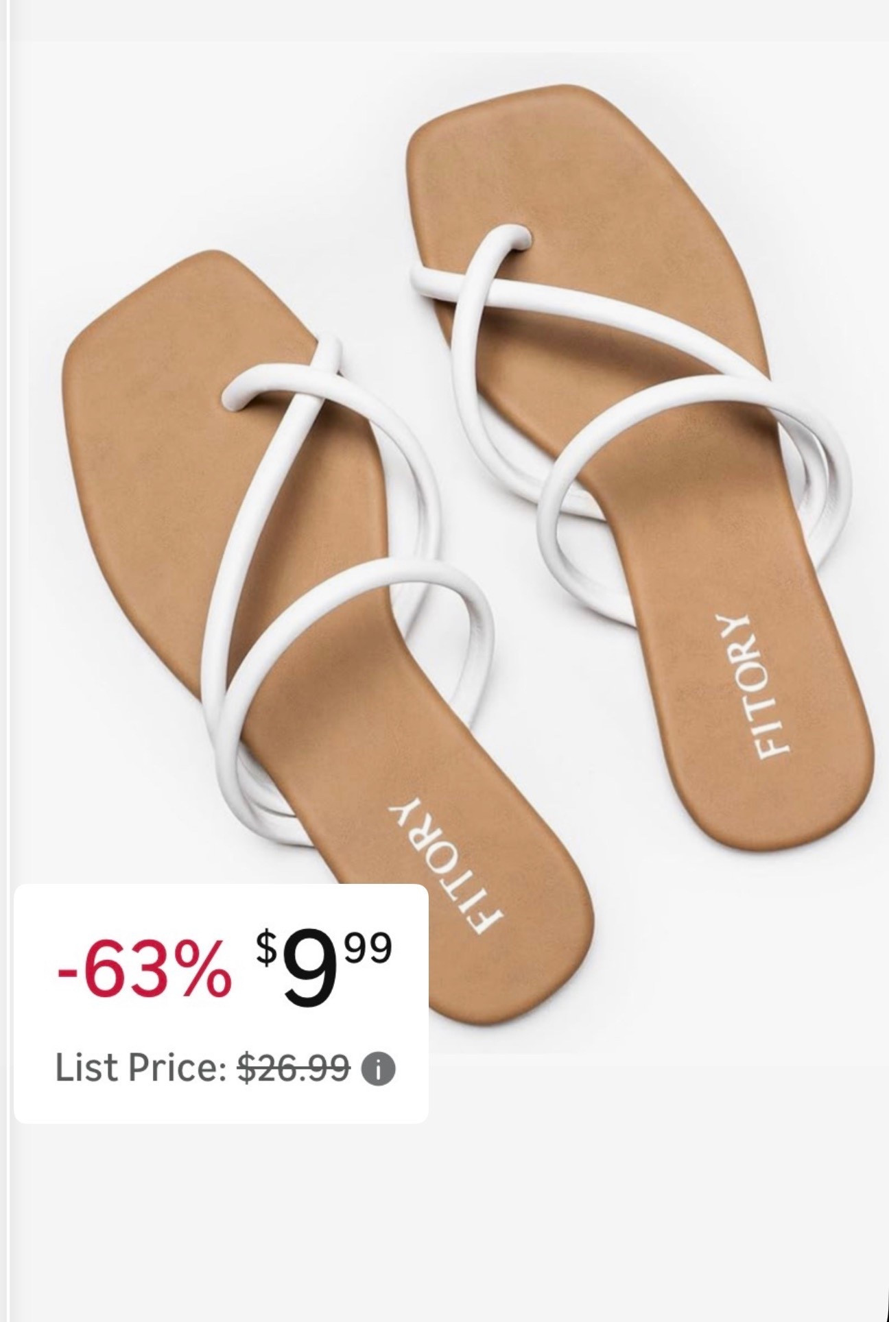 As I was browsing for white sandals I came across this crazy deal  

#LTKSaleAlert