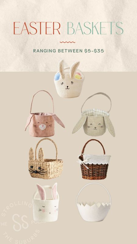 Easter baskets from $5-$35 

#LTKkids #LTKSeasonal #LTKfamily