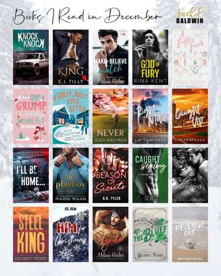 December was a gooooood reading month! 📚❄️ Here’s a roundup of last month’s reads so get you inspired for the new year! 

#LTKfindsunder50 #LTKhome