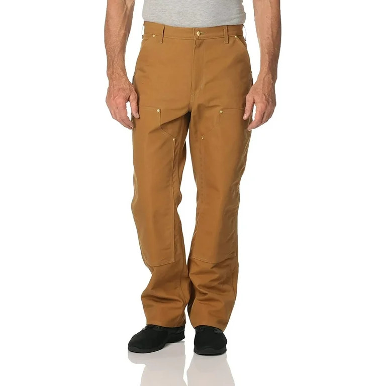 Carhartt mens Firm Duck Double-Front Dungaree B01 work utility pants  | Walmart (US)