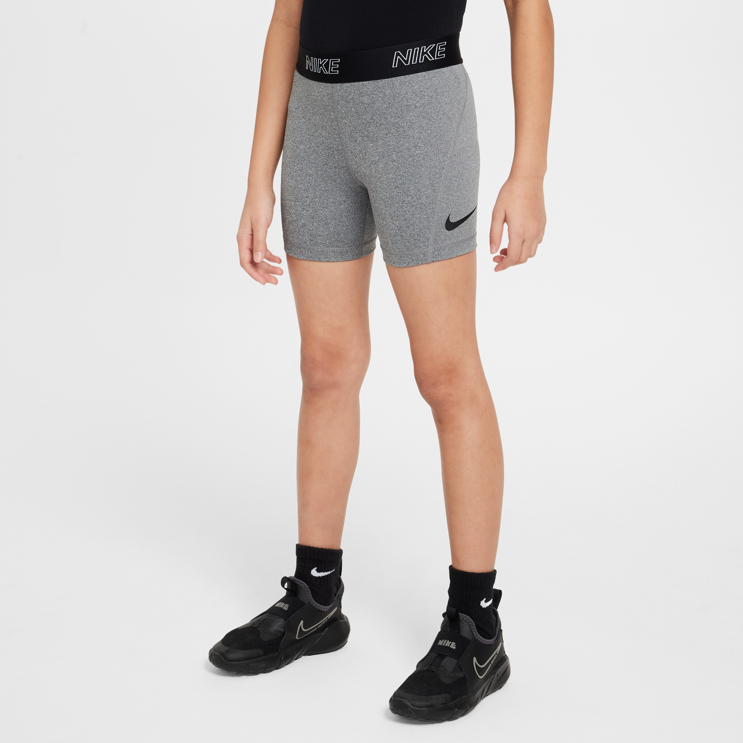 Nike Big Kids' (Girls') Shorts in Grey | IB3857-068 | Nike (US)