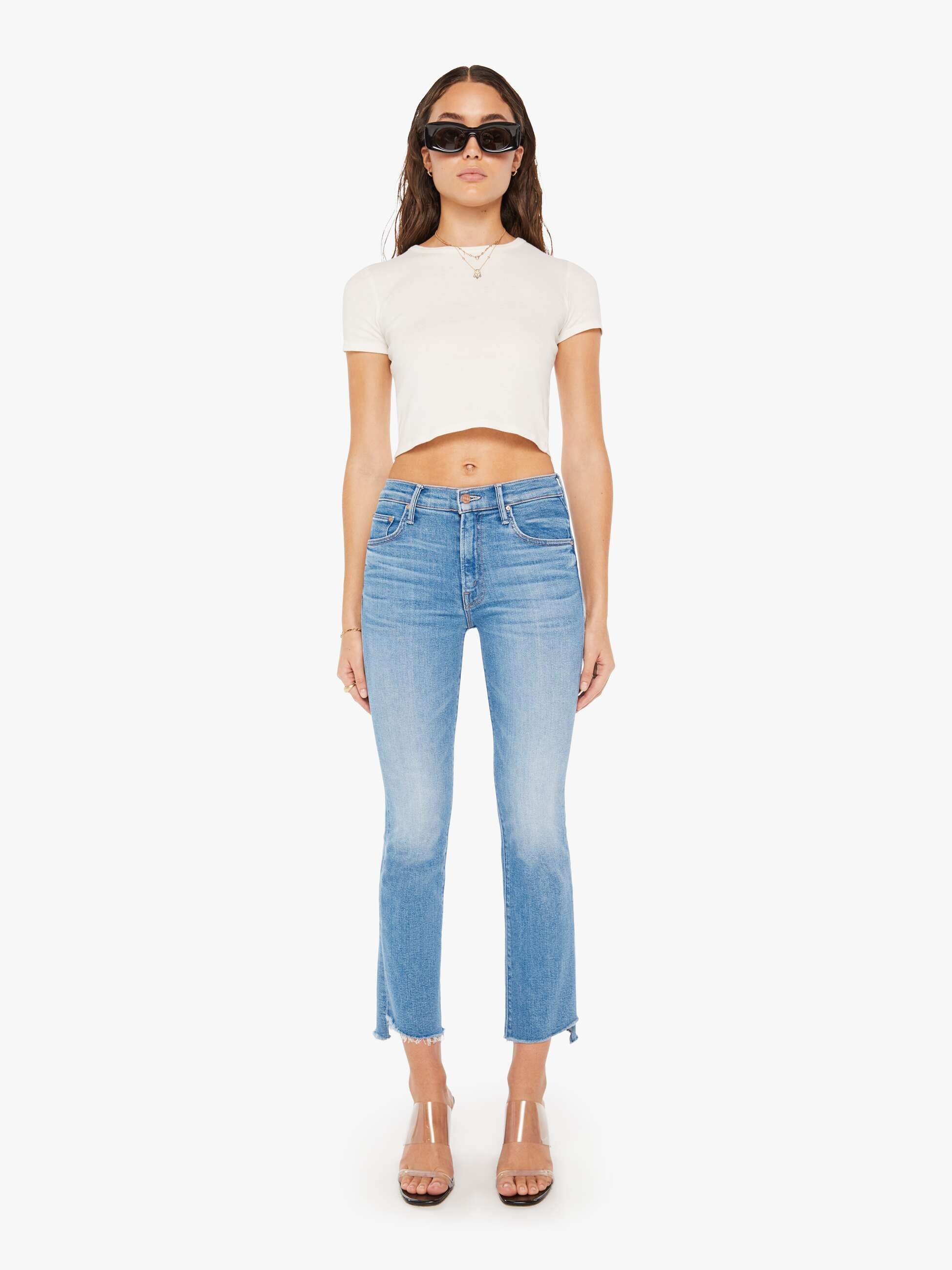 The Insider Crop Step Fray | Mother Denim