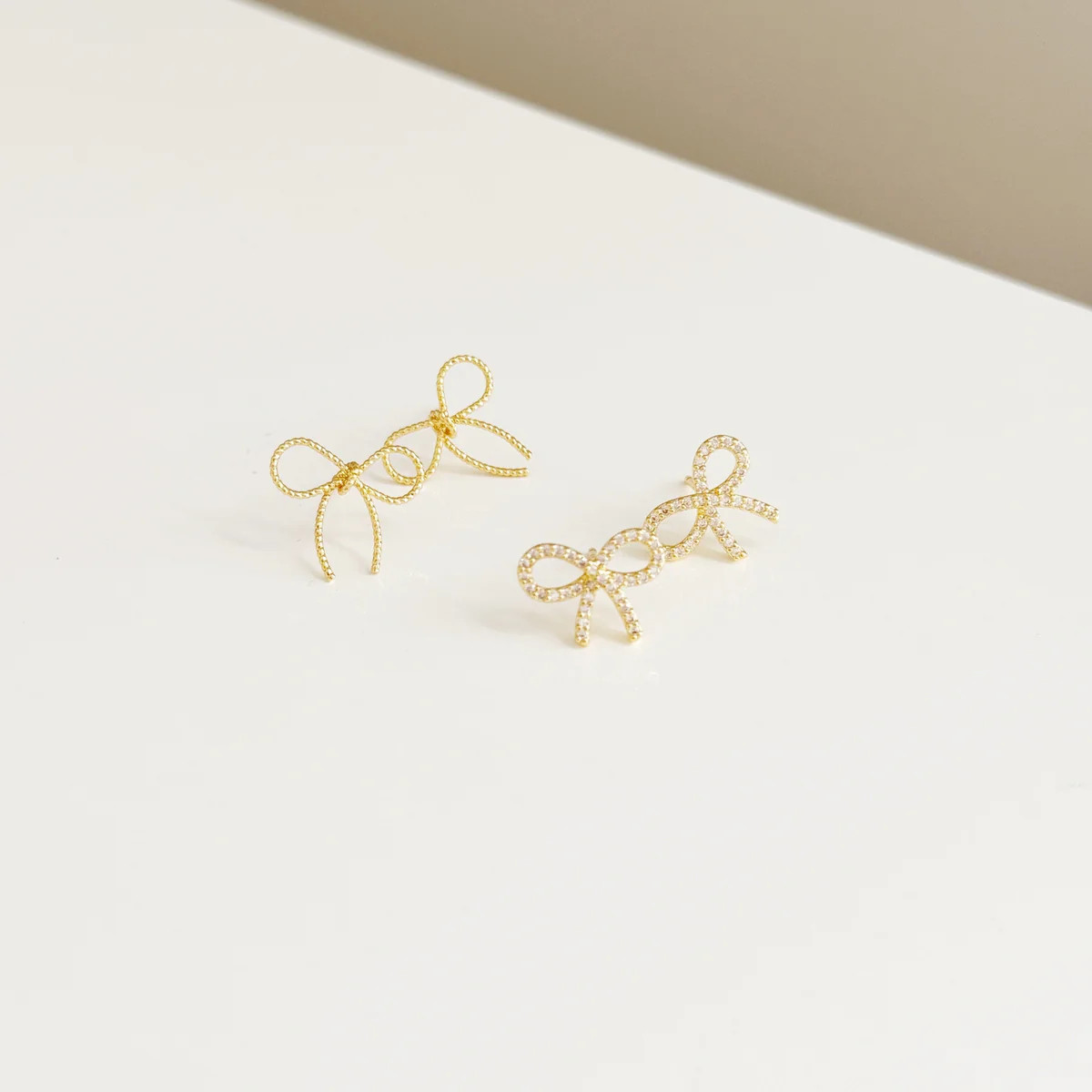 Limited Edition - Ribbon Bow Earrings (2 options) | Grace + Hudson Jewelry