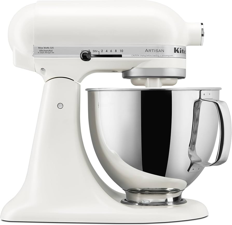 KitchenAid Artisan Series 5 Quart Tilt Head Stand Mixer, KSM150PS, Porcelain | Amazon (US)