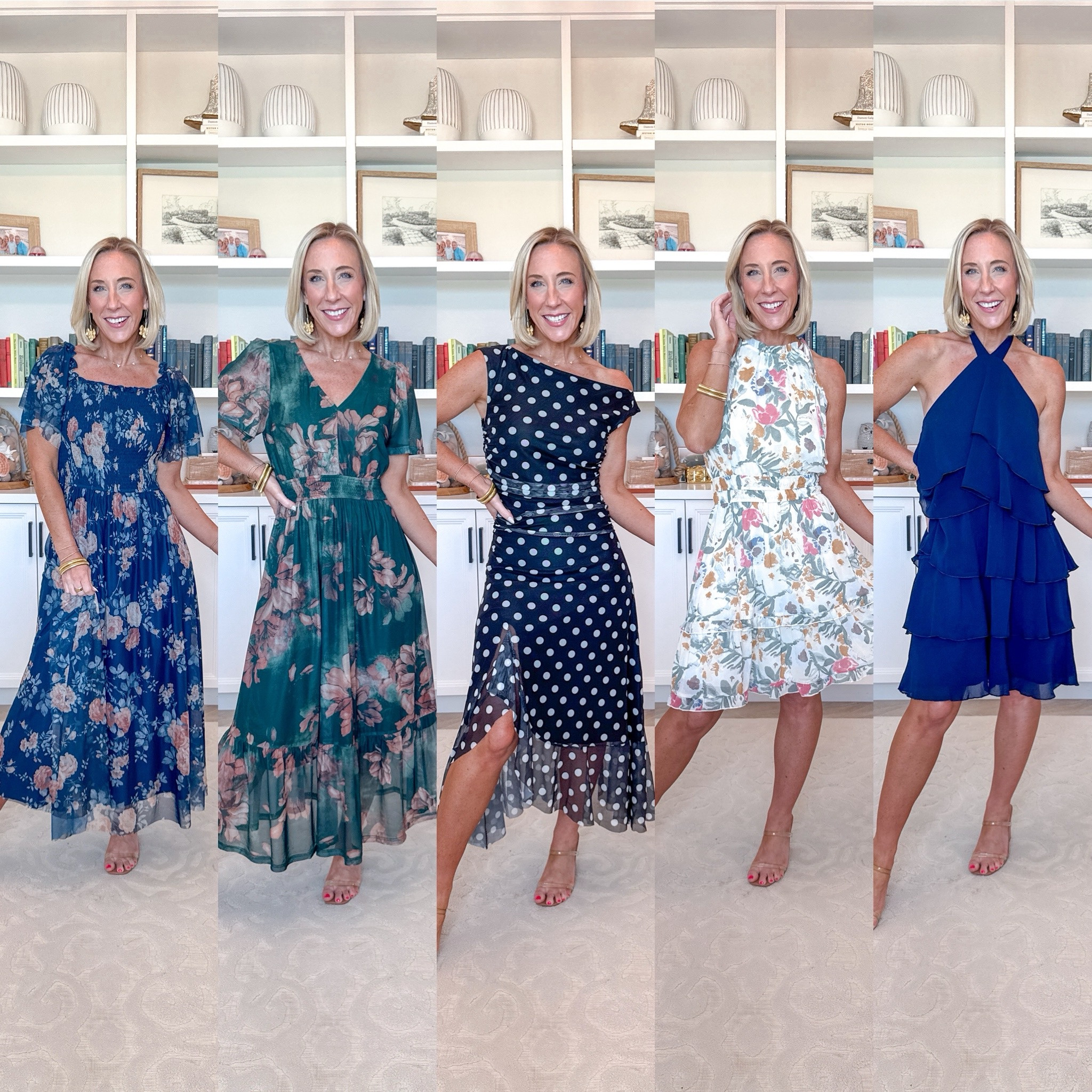 Amazon - special occasion dresses
* Eyelet V Neck Short Sleeve Belted Mini Dress - size small. 6 colors.
1. Floral Square Neck Mesh Smocked Short Sleeve Maxi Dress - size small. 12 colors.
2. Floral V Neck Short Sleeve Maxi Dress - size small. 10 colors.
3. Polka Dot One Shoulder Asymmetrical Ruched Mesh Maxi Dress - size small. 6 colors.
4. Floral A Line Sleeveless Halter Mini Dress - size small. 5 colors.
5. Ruffle Tiered Chiffon Sleeveless Halter Mini Dress - size small. 6 colors.

#LTKWedding #LTKSeasonal #LTKOver40