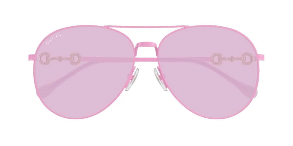 Gucci Eyewear Aviator Frame Sunglasses | Cettire Global