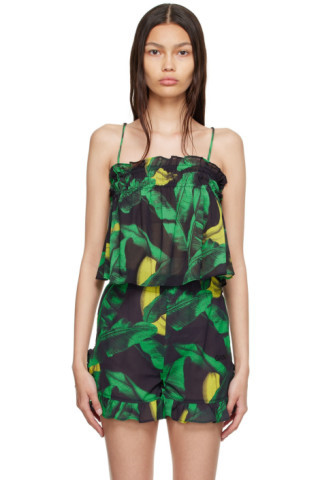 Black Organic Cotton Camisole | SSENSE