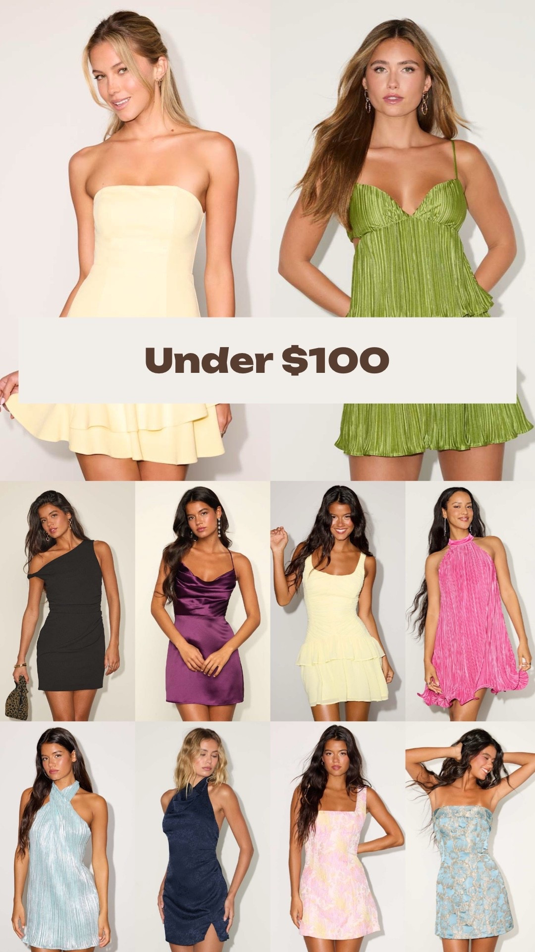 Homecoming dresses @Lulus under $100.

Country concert dresses, summer dresses, resort wear 2026, date night dresses, bachelorette weekend, bachelorette party dresses, honeymoon packing, bridal shower dresses, engagement photo shoot, festival dresses, hoco dresses, cocktail dresses.

#LTKWedding #LTKSeasonal