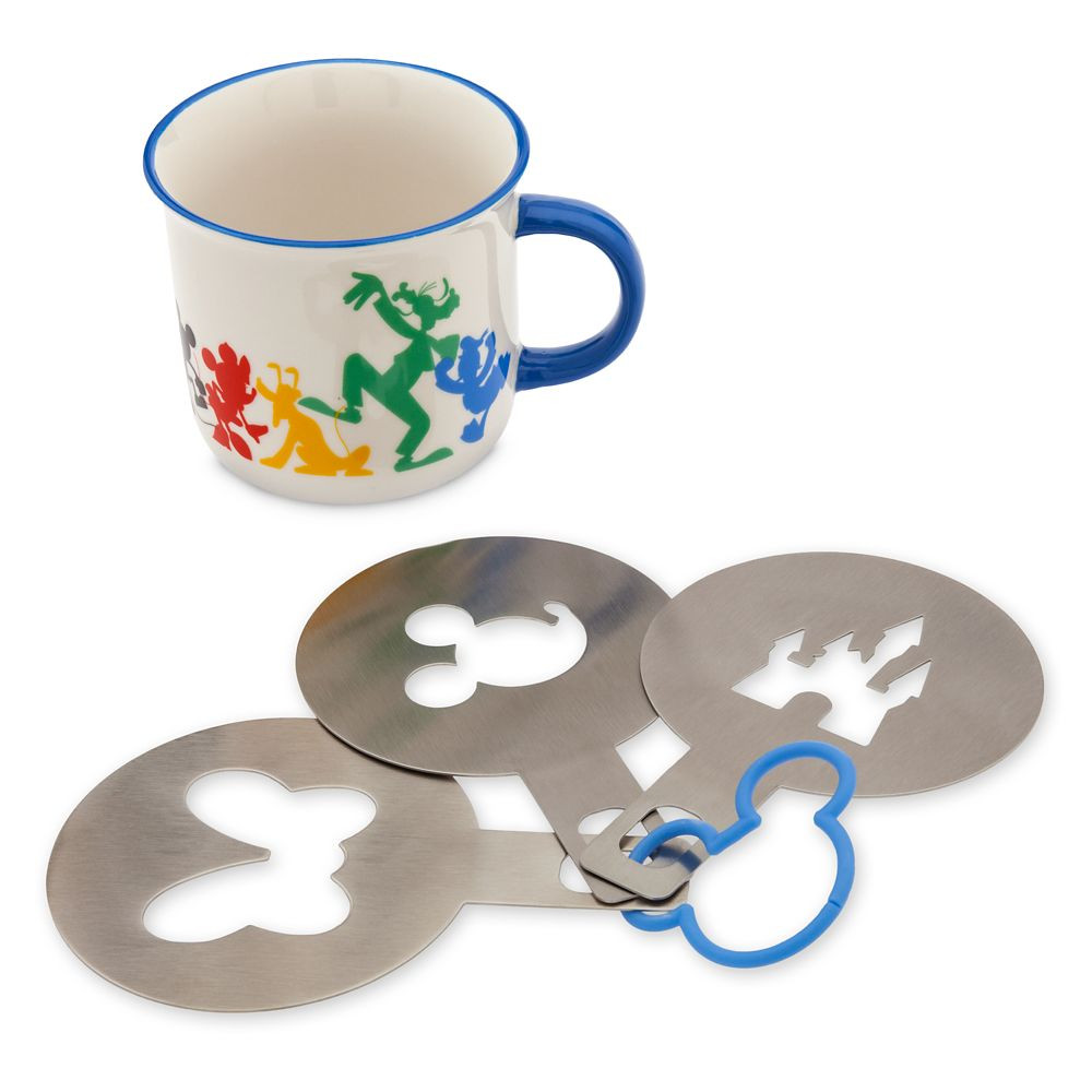 Mickey Mouse and Friends Mug and Coffee Stencil Set | Disney Store