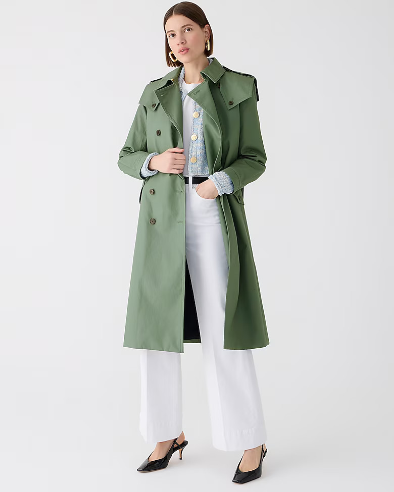 Double-breasted trench coat | J. Crew US
