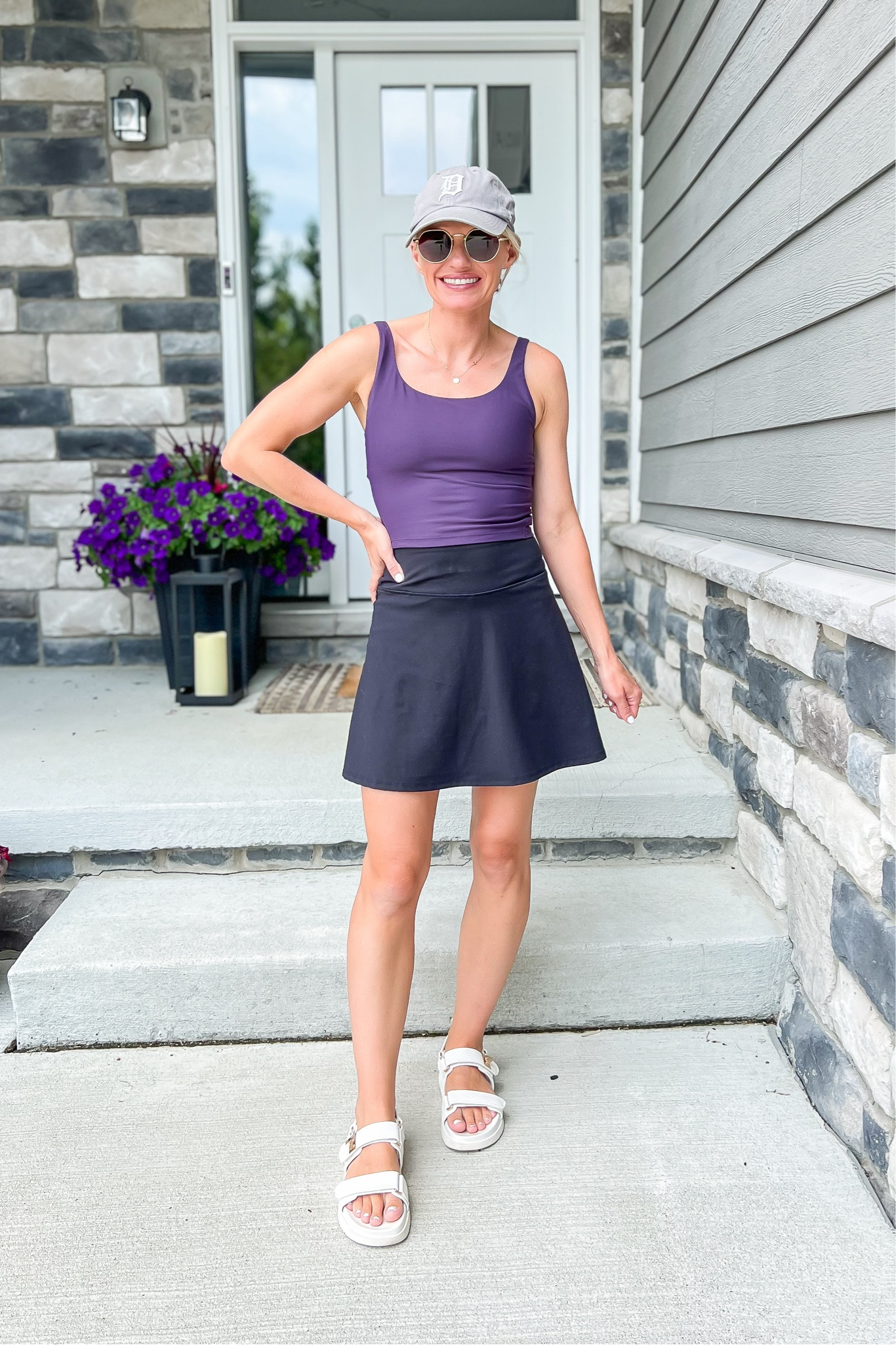 What I wore this week! Casual athleisure outfit. 
Top- small
Skort- xs
Sandals- 7

#LTKStyleTip #LTKSeasonal #LTKFindsUnder50