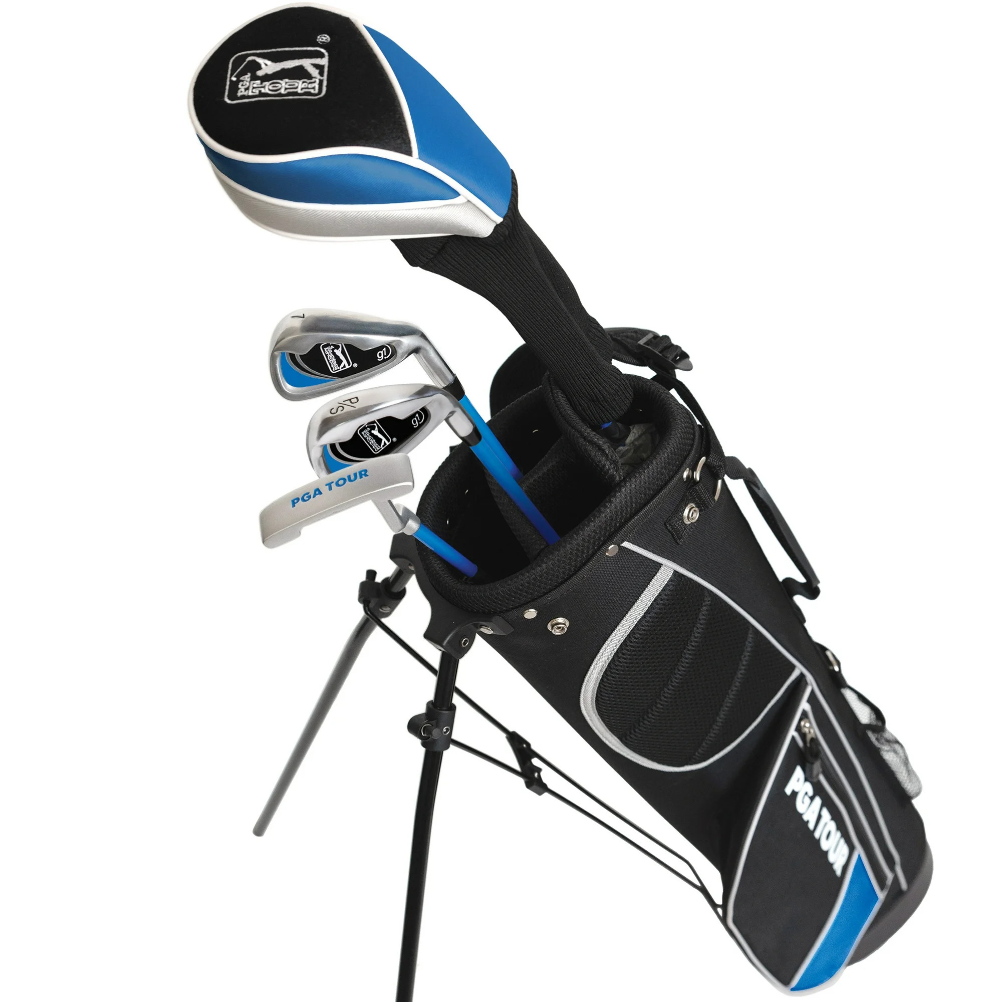 PGA Tour G1 Series Junior Golf Club Set, 7 Piece, Ages 8-12 Large, Right Hand Dexterity | Walmart (US)