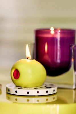 Nata Olive Shaped Decorative Candle | Anthropologie (US)