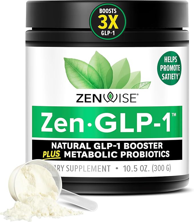 Zenwise Health ZenGLP-1™ - Natural GLP1 with Probiotic for Women & Men + Metabolic Probiotics t... | Amazon (US)